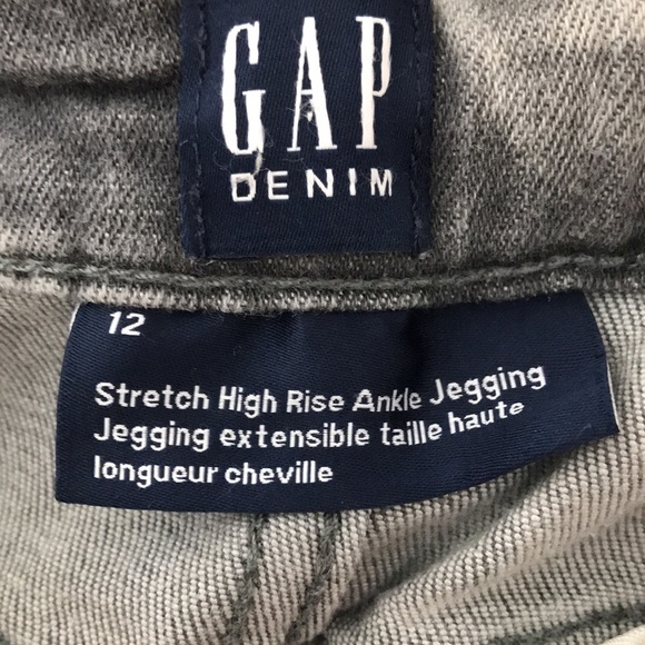Gap Girl Jeans Stretch High Rise Ankle Jegging  Size 12 - Picture 5 of 5
